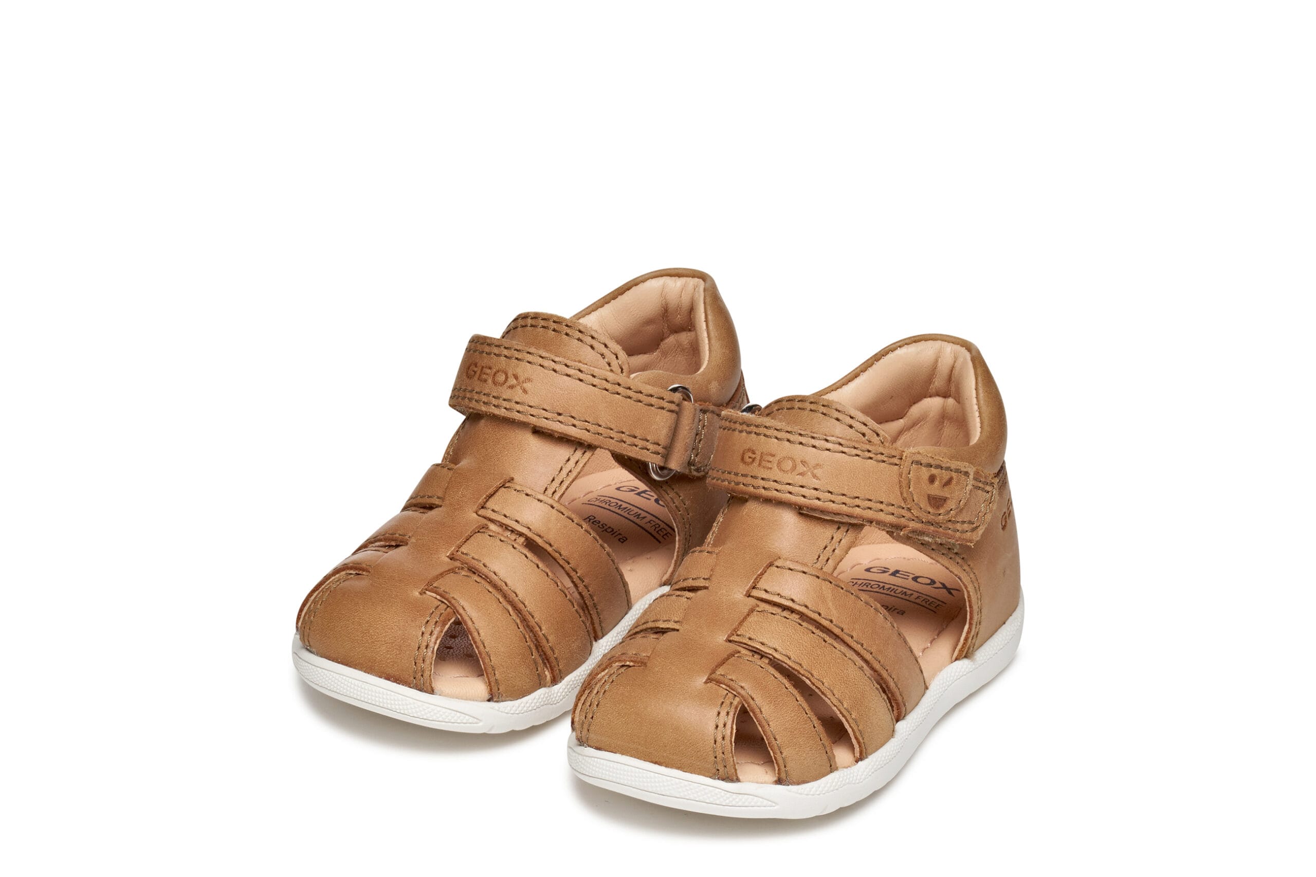 Geox Δερμάτινο Ανατομικό Παπουτσοπέδιλο Για Αγόρι Καφέ - Image 6