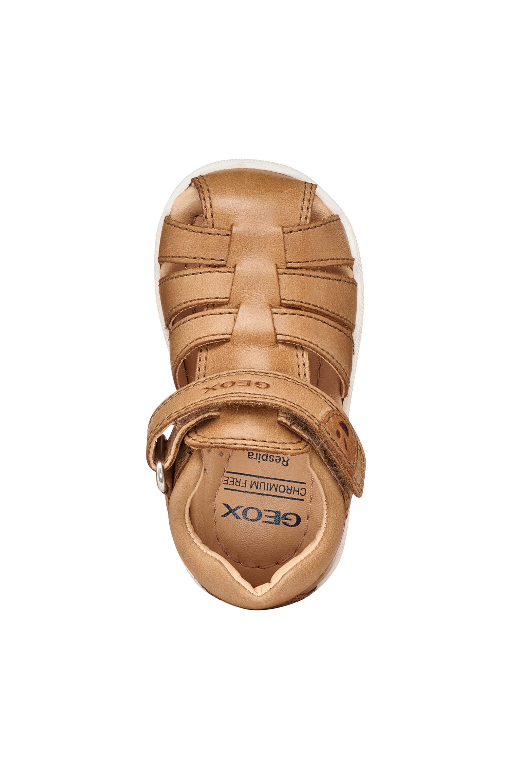 Geox Δερμάτινο Ανατομικό Παπουτσοπέδιλο Για Αγόρι Καφέ - Image 8