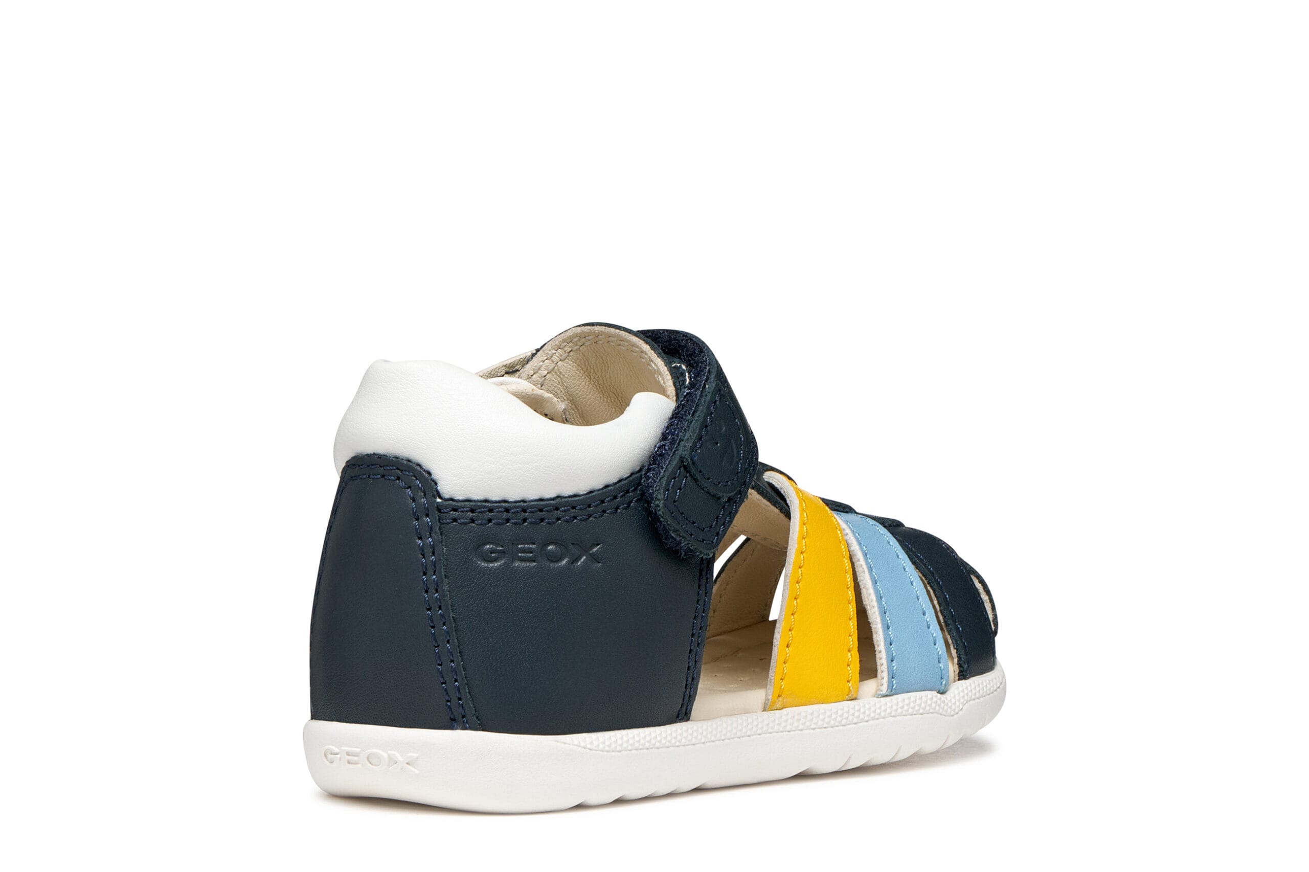 Geox Δερμάτινο Ανατομικό Παπουτσοπέδιλο Για Αγόρι Navy - Image 4