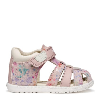 Geox Ανατομικό Δερμάτινο Παπουτσοπέδιλο Για Κορίτσι Ρόζ