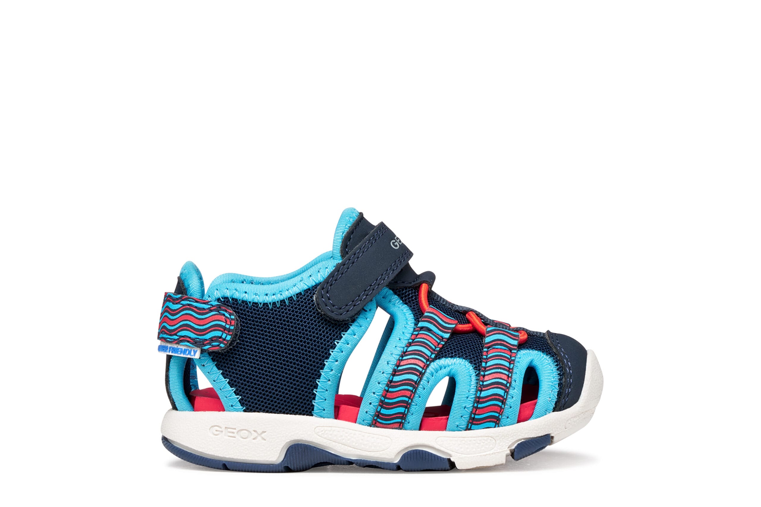 Geox Ανατομικό Αδιάβροχο Αθλητικό Παπουτσοπέδιλο Για Αγόρι Μπλέ/Γαλάζιο