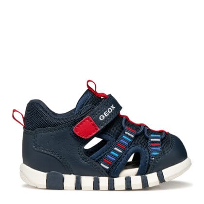 Geox Ανατομικό Αθλητικό Παπουτσοπέδιλο Για Αγόρι Μπλέ/Κόκκινο
