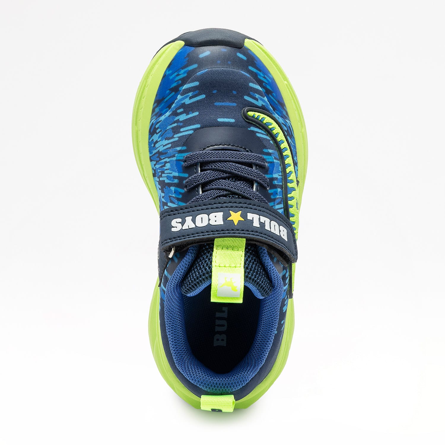 Bull Boys Ανατομικό Αθλητικό Για Αγόρι Μπλέ/Πράσινο Με Φωτάκια - Image 4