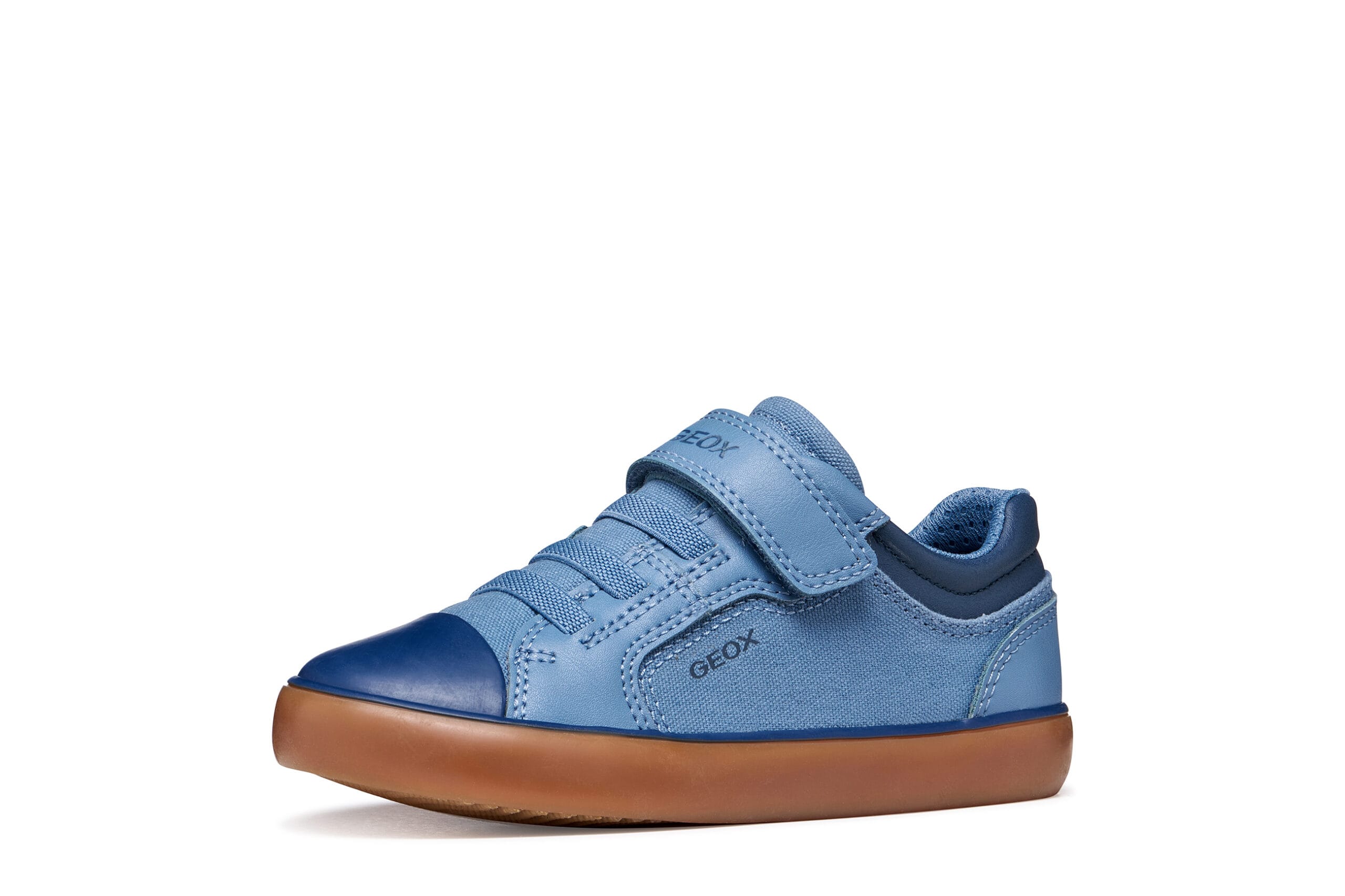 Geox Aνατομικό Sneaker Gια Aγόρι Mπλέ Jeans - Image 3