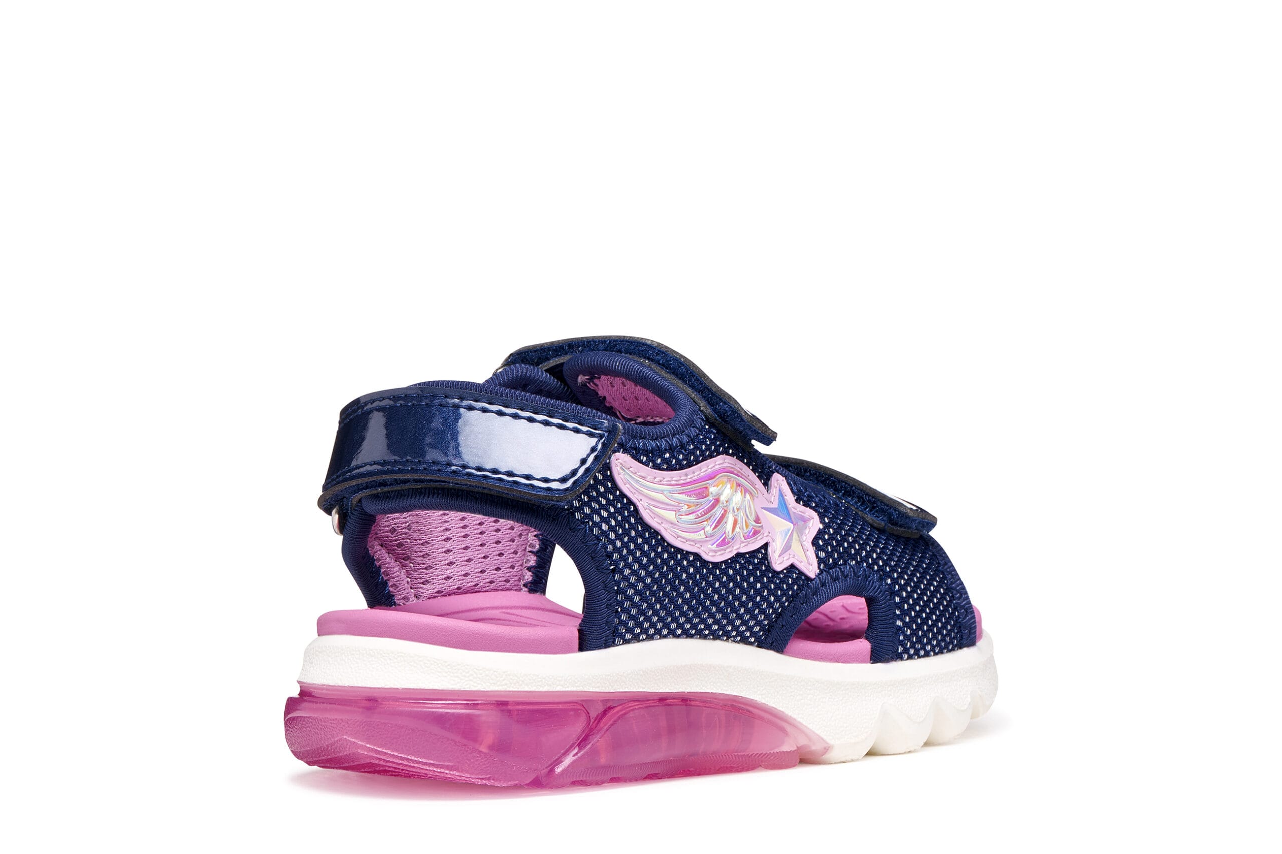 Geox Ανατομικό Αθλητικό Πέδιλο Για Κορίτσι Μπλέ Με Φωτάκια - Image 4