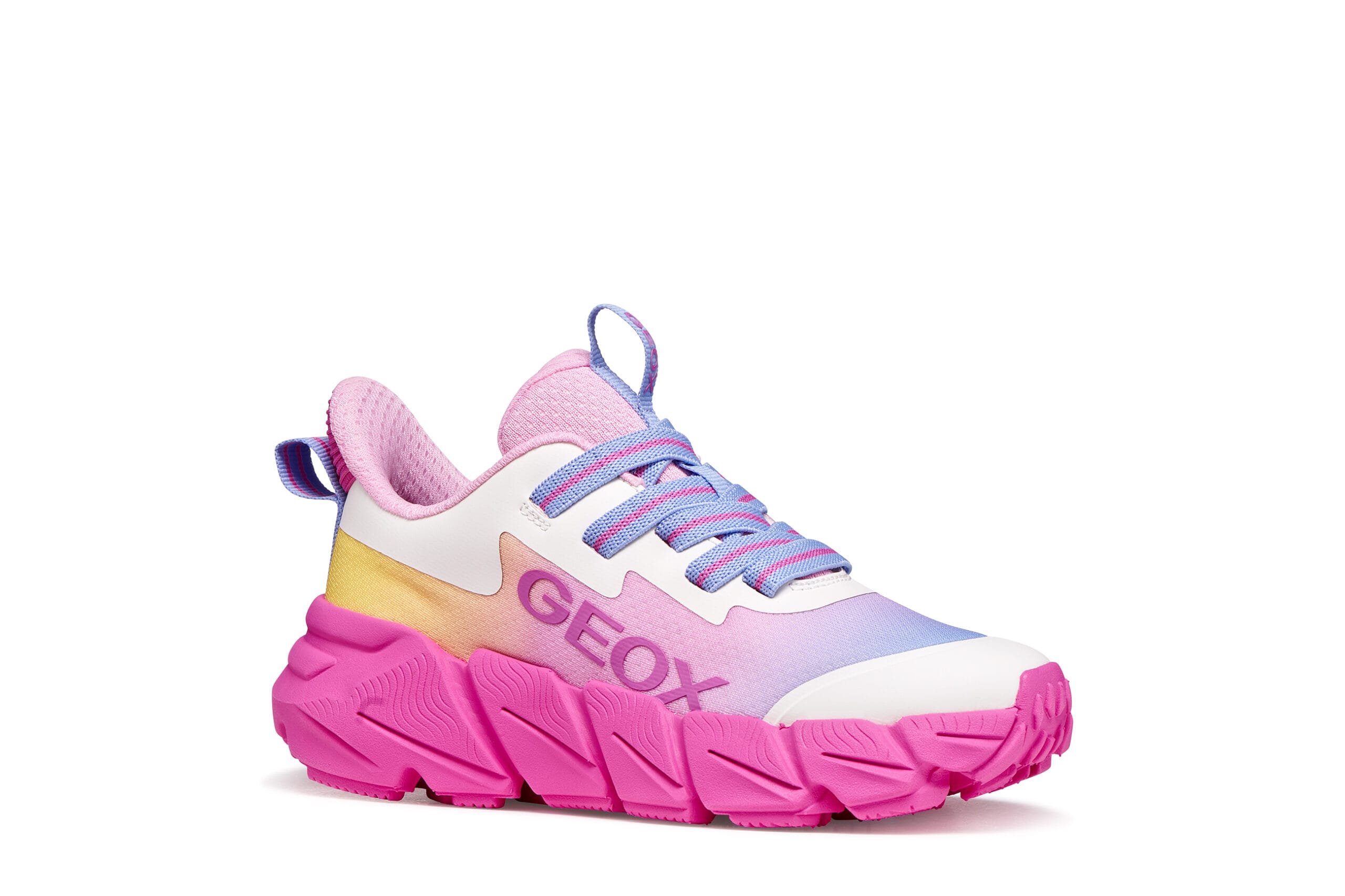 Geox Ανατομικό Αθλητικό Για Κορίτσι Λευκό/Ρόζ - Image 2