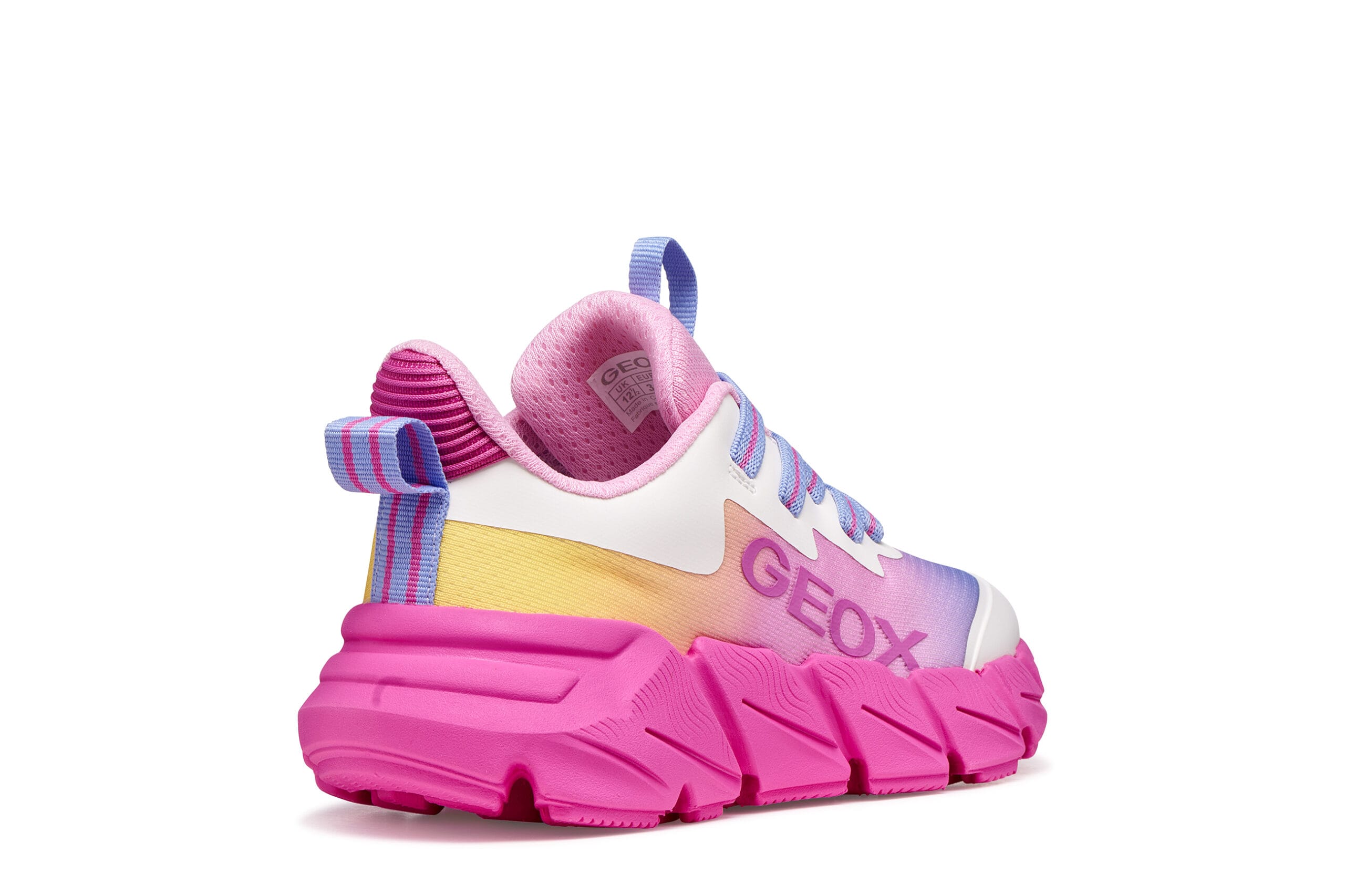 Geox Ανατομικό Αθλητικό Για Κορίτσι Λευκό/Ρόζ - Image 4