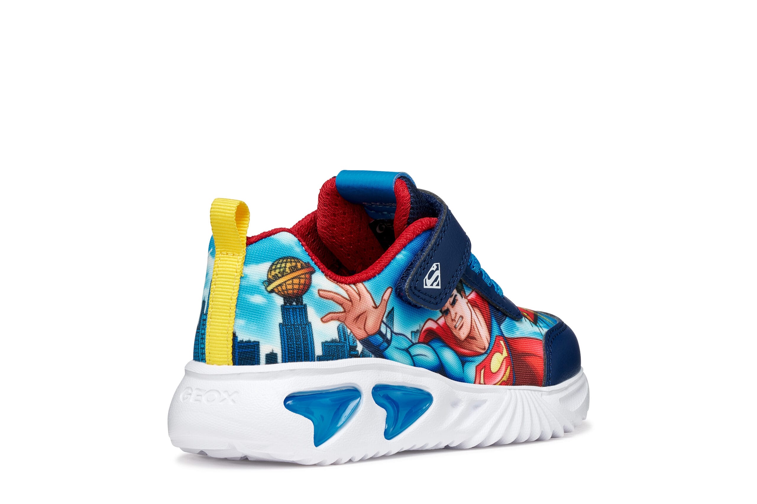 Geox Αντομικό Αθλητικό Για Αγόρι Μπλέ Superman Με Φωτάκια - Image 4