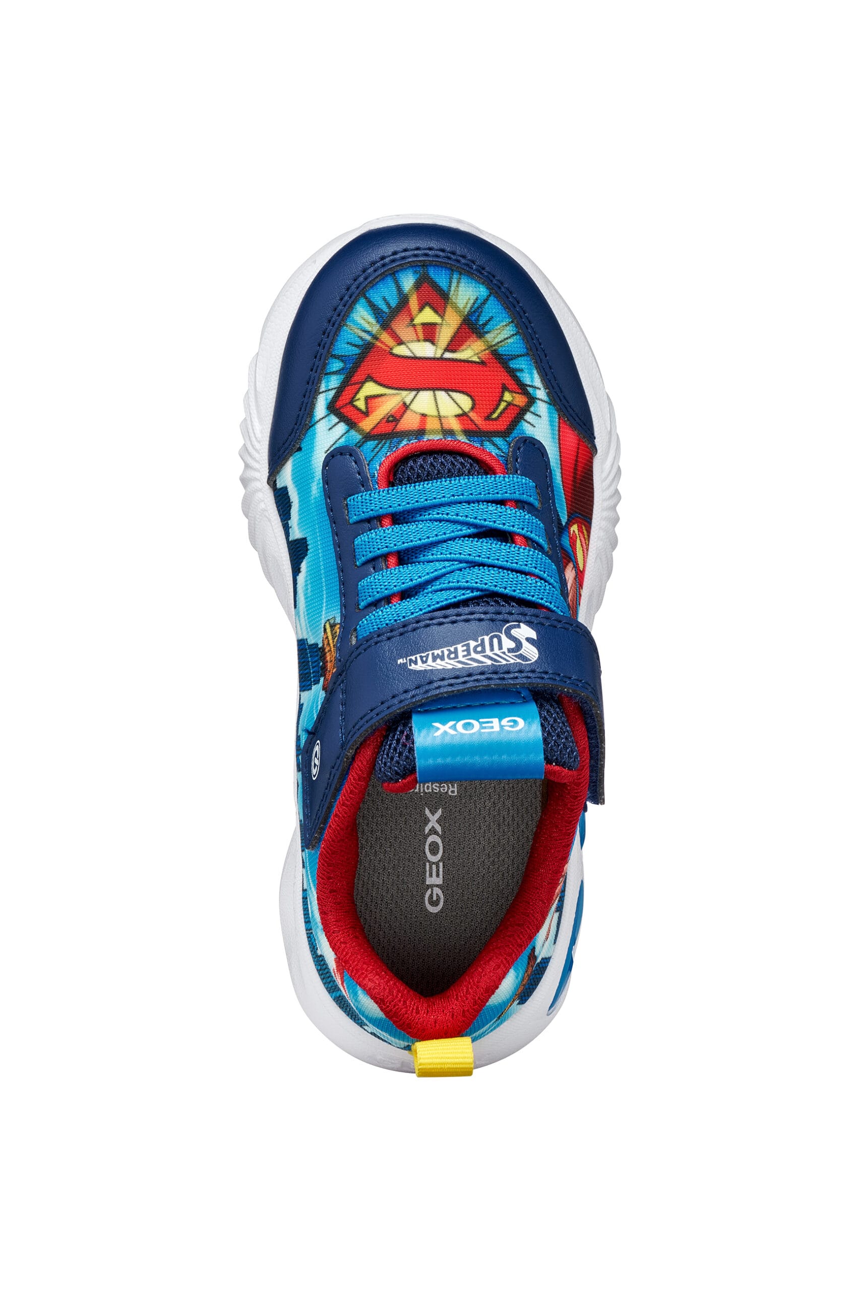 Geox Αντομικό Αθλητικό Για Αγόρι Μπλέ Superman Με Φωτάκια - Image 8