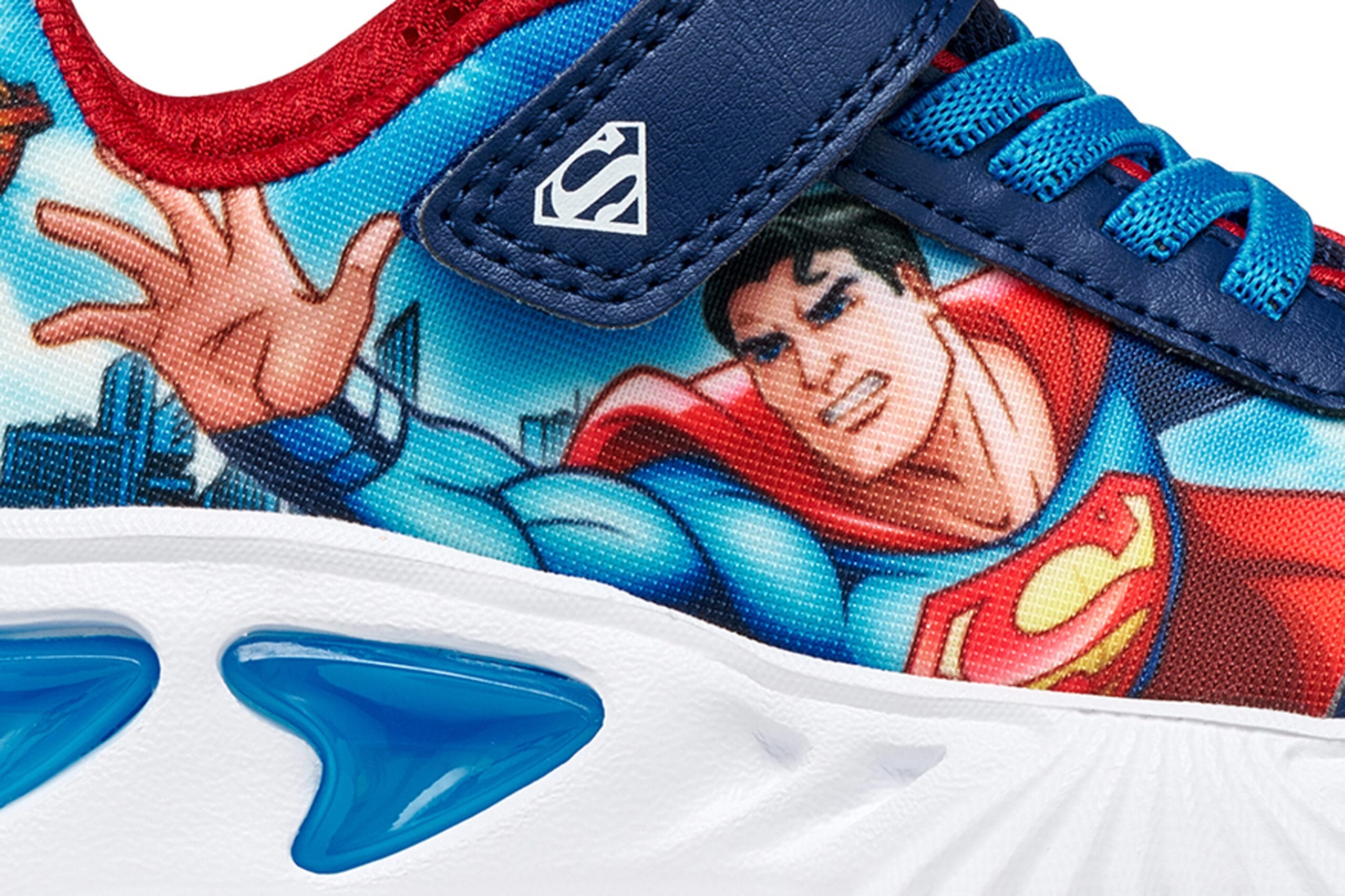 Geox Αντομικό Αθλητικό Για Αγόρι Μπλέ Superman Με Φωτάκια - Image 6