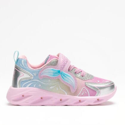 Lelli Kelly Ανατομικό Αθλητικό Για Κορίτσι Ρόζ Πολύχρωμο Mermaid Με Φωτάκια