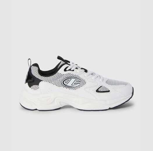 Champion Ανατομικό Εφηβικό Αθλητικό Unisex Λευκό/Μαύρο