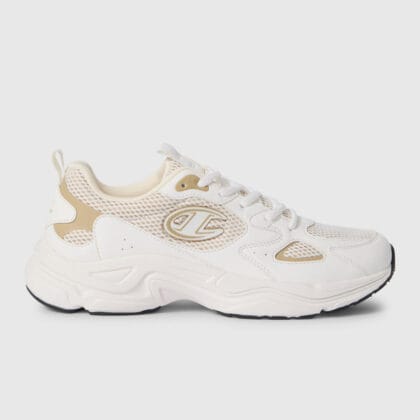 Champion Ανατομικό Εφηβικό Αθλητικό Για Κορίτσι Λευκό/Μπέζ