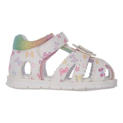 Chicco Ανατομικό Παπουτσοπέδιλο Για Κορίτσι Λευκό Με Πεταλούδες