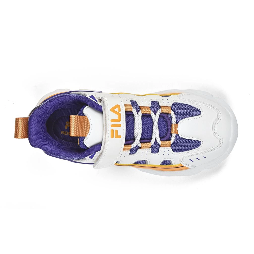 Fila Ανατομικό Παιδικό Αθλητικό Για Αγόρι Memory Spinel 3 Λευκό/Μπλέ - Image 4