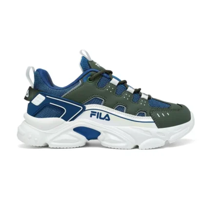 Fila Ανατομικό Παιδικό Αθλητικό Για Αγόρι Memory Spinel 3 Lace Μπλέ Τζίν/Λαδί