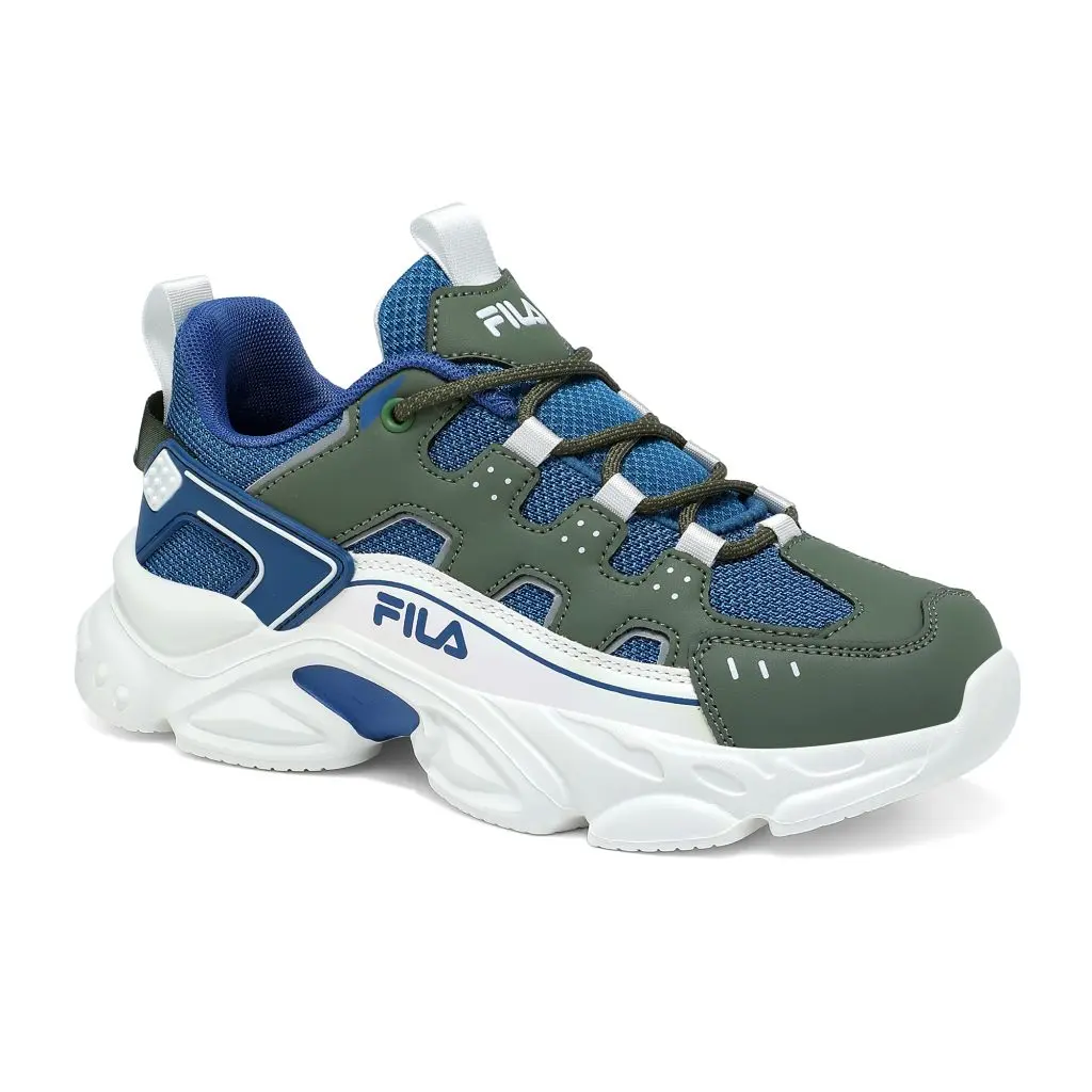 Fila Ανατομικό Παιδικό Αθλητικό Για Αγόρι Memory Spinel 3 Lace Μπλέ Τζίν/Λαδί - Image 2