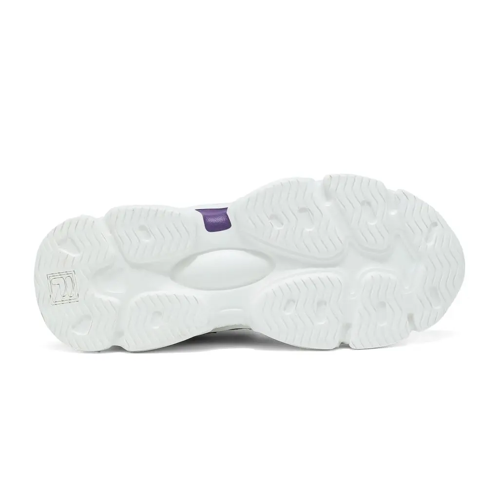 Fila Ανατομικό Παιδικό Αθλητικό Για Κορίτσι Memory Spinel 3 Lace Λευκό/Μώβ/Λαχανί - Image 5
