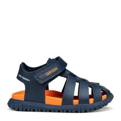 Geox Ανατομικά Παιδικά Παπουτσοπέδιλα Αδιάβροχα Για Αγόρια Μπλέ Navy