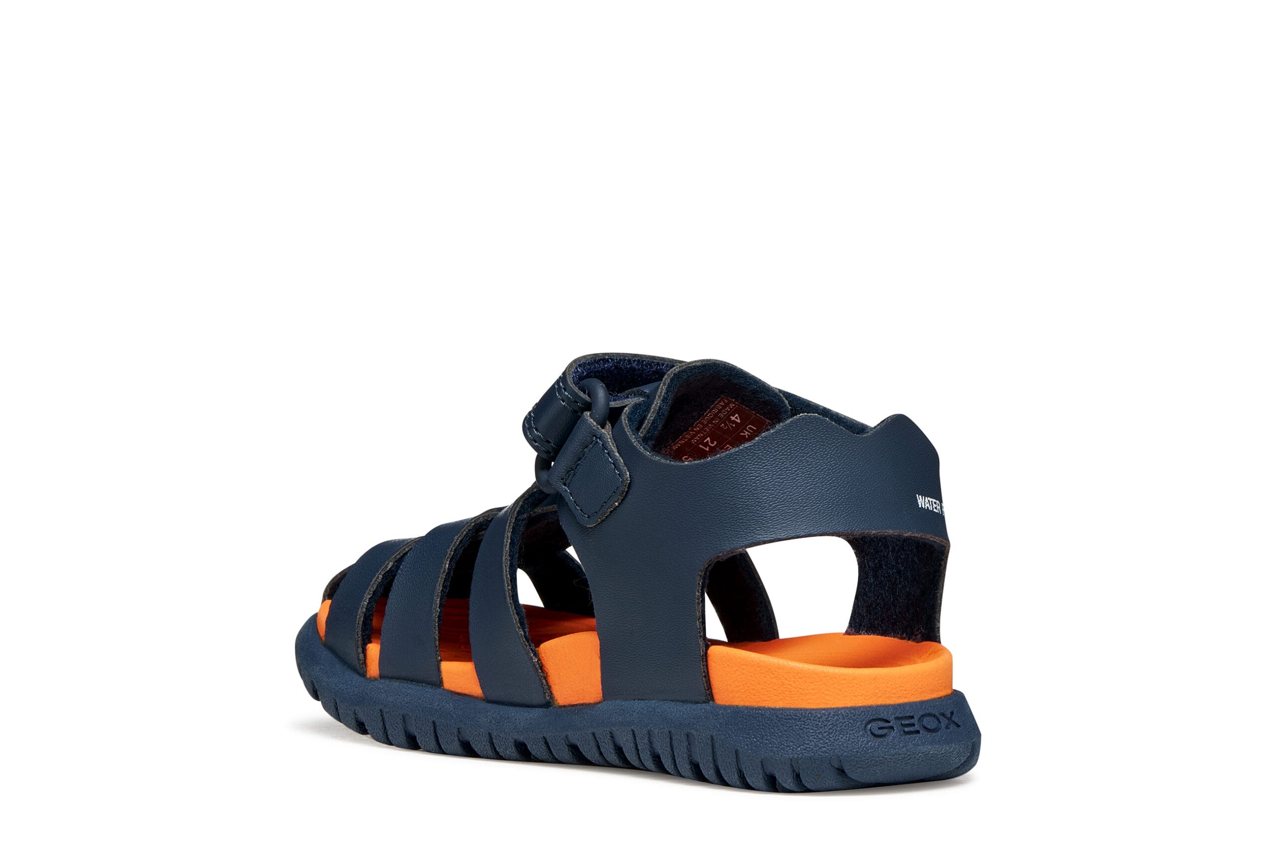 Geox Ανατομικά Παιδικά Παπουτσοπέδιλα Αδιάβροχα Για Αγόρια Μπλέ Navy - Image 3