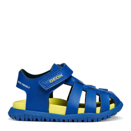 Geox Ανατομικά Παιδικά Παπουτσοπέδιλα Αδιάβροχα Για Αγόρια Μπλέ Ρουά