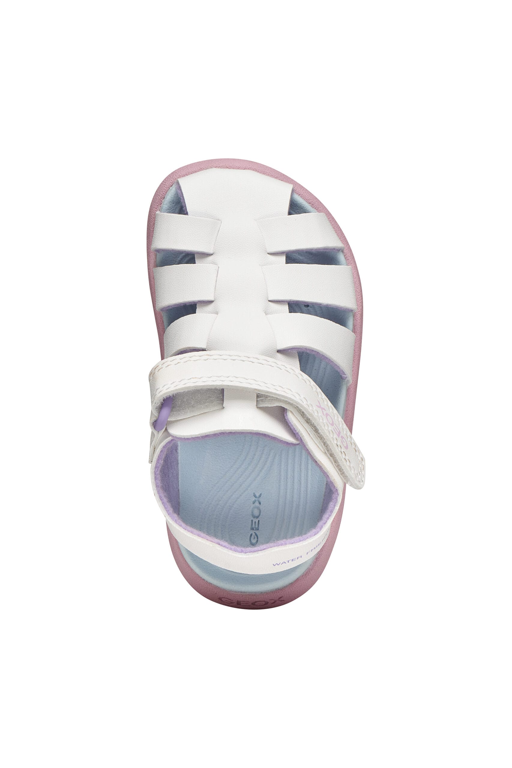 Geox Ανατομικά Παιδικά Παπουτσοπέδιλα Αδιάβροχα Για Κορίτσια Λευκά - Image 4