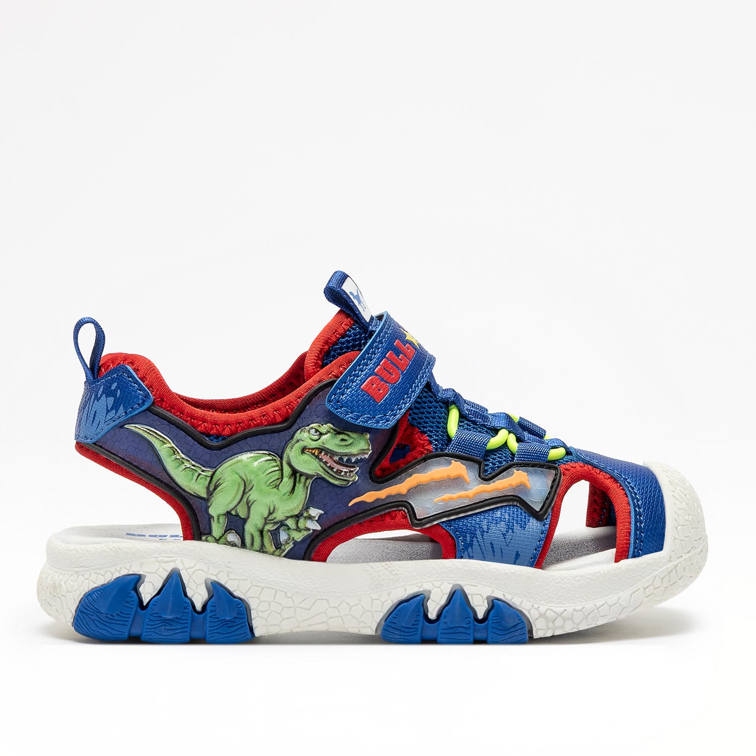 Bull Boys Αντομικά Παιδικά Παπουτσοπέδιλα Για Αγόρια Μπλέ Ρουά Με Ήχο