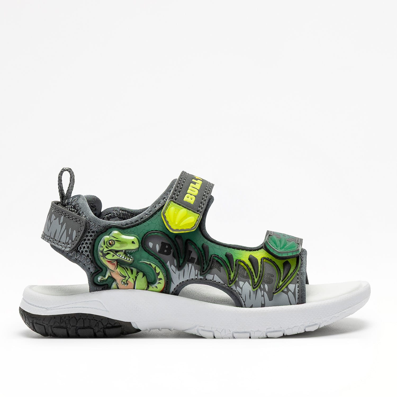 Bull Boys Αντομικά Παιδικά Πέδιλα Για Αγόρια Γκρί Με Ήχο