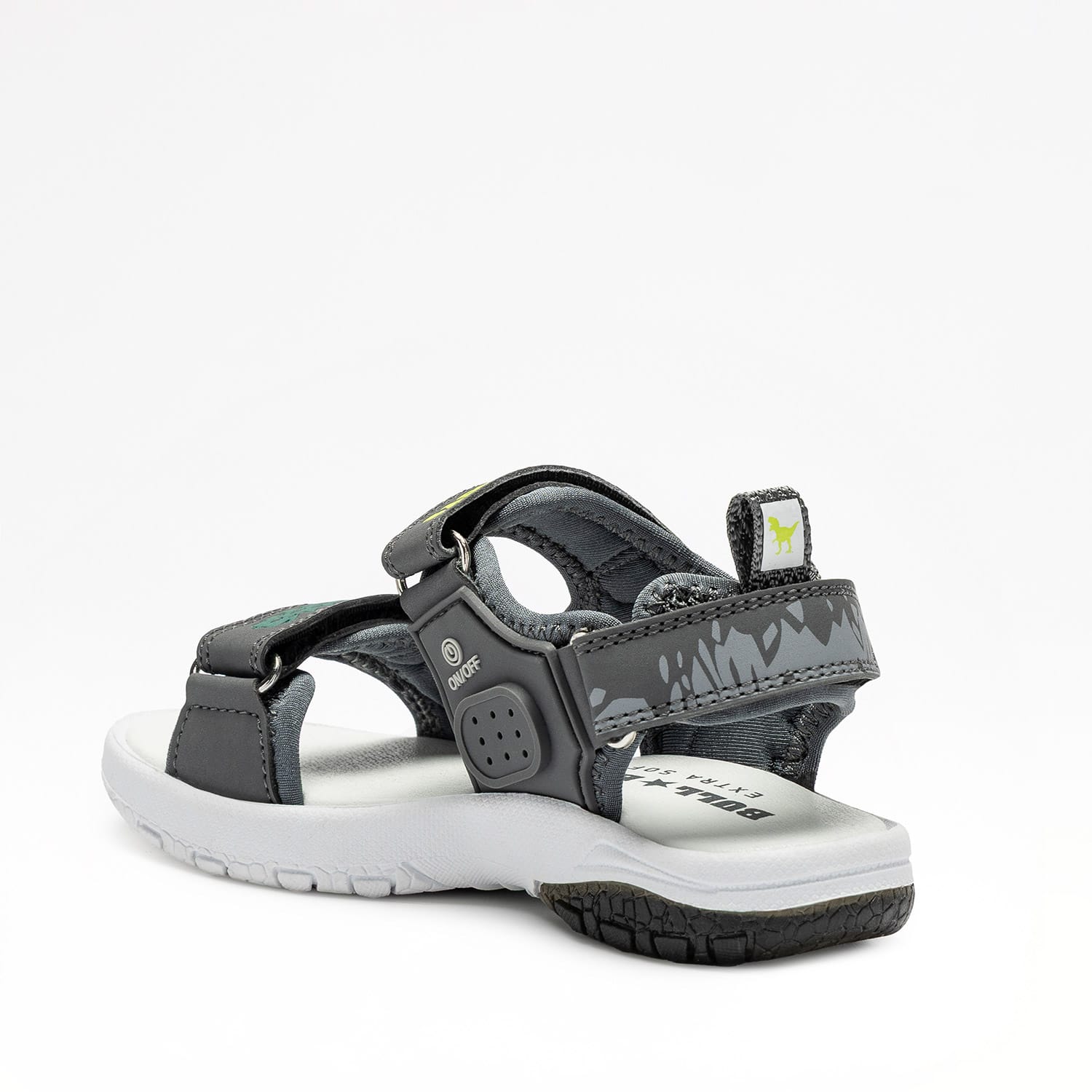 Bull Boys Αντομικά Παιδικά Πέδιλα Για Αγόρια Γκρί Με Ήχο - Image 2