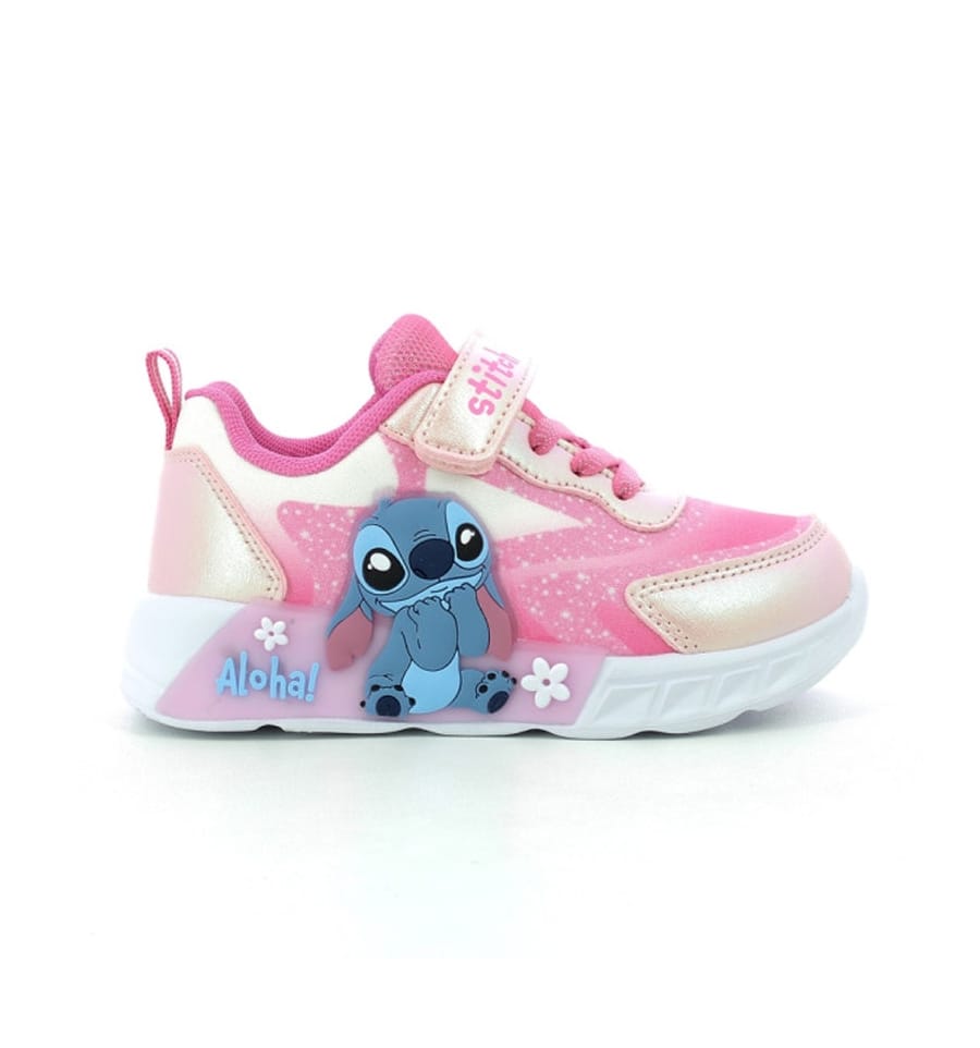 Disney Ανατομικό Αθλητικό Για Κορίτσι Stitch Ρόζ Με Φωτάκια