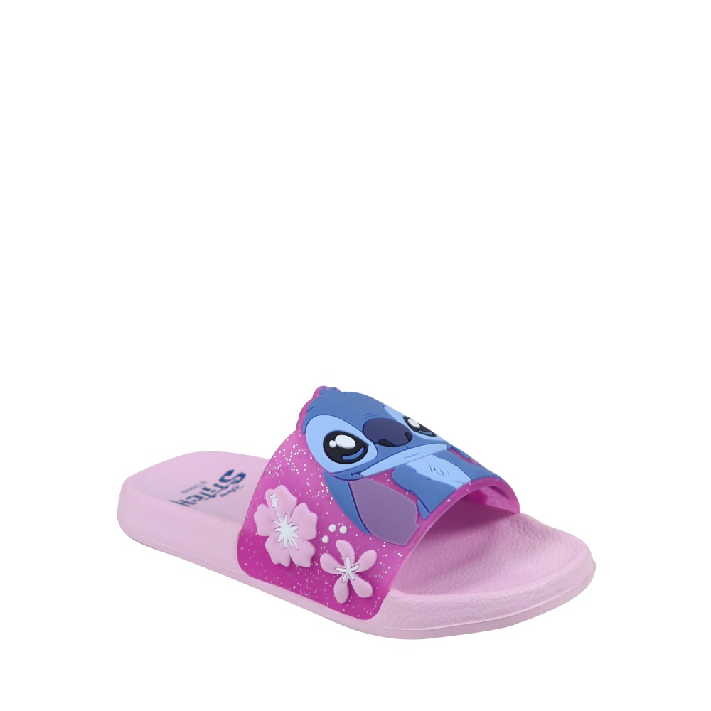 Disney Ανατομικές Παιδικές Παντόφλες Για Κορίτσια Stitch Ρόζ - Image 2
