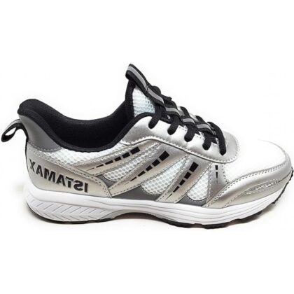 Istamax Παιδικά Ορθοπεδικά Αθλητικά Παπούτσια Για Κορίτσια Ασημί