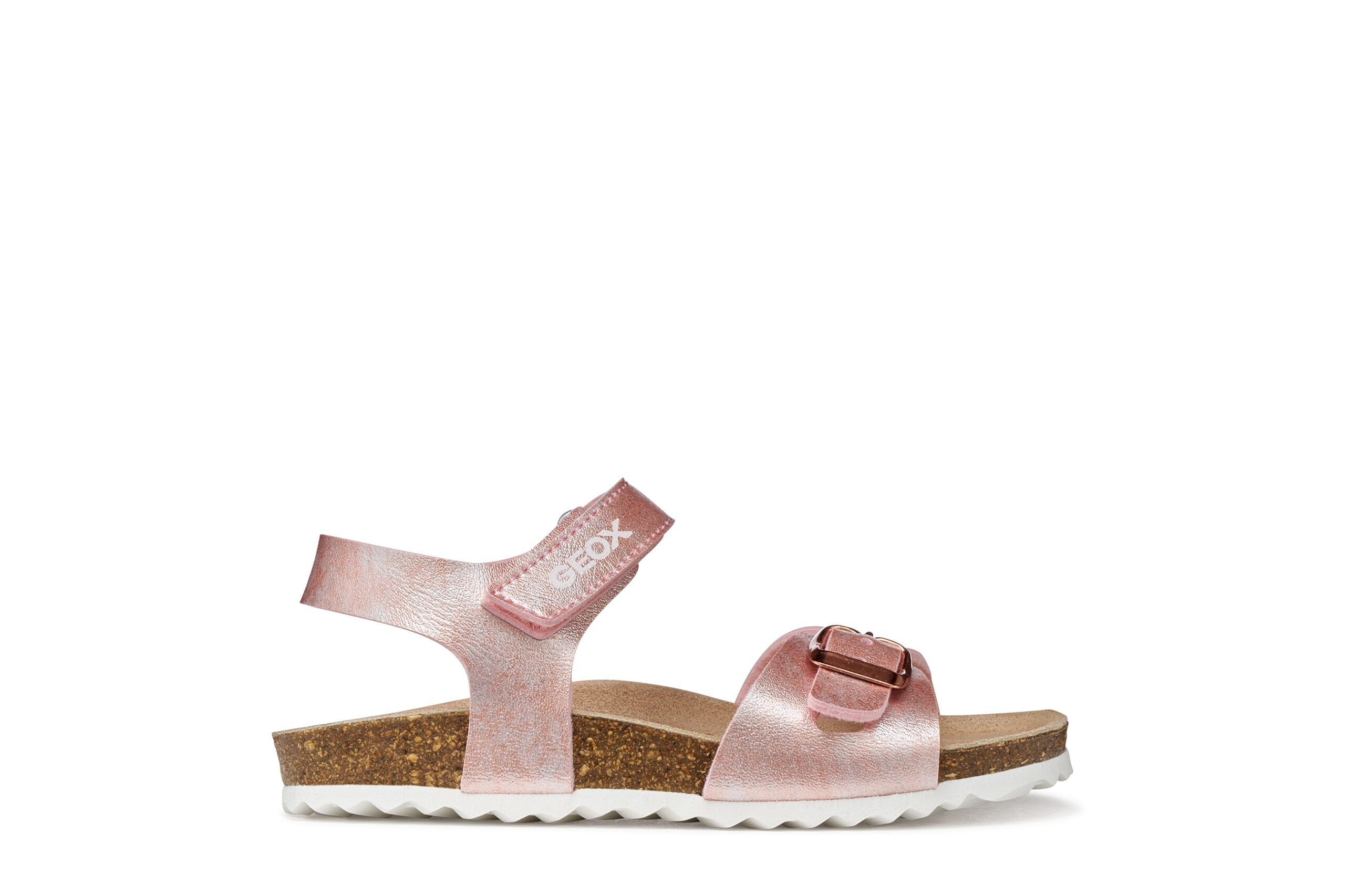 Geox Ανατομικό Παιδικό Πέδιλο Σκαφάκι Για Κορίτσι Ρόζ/Χρυσό