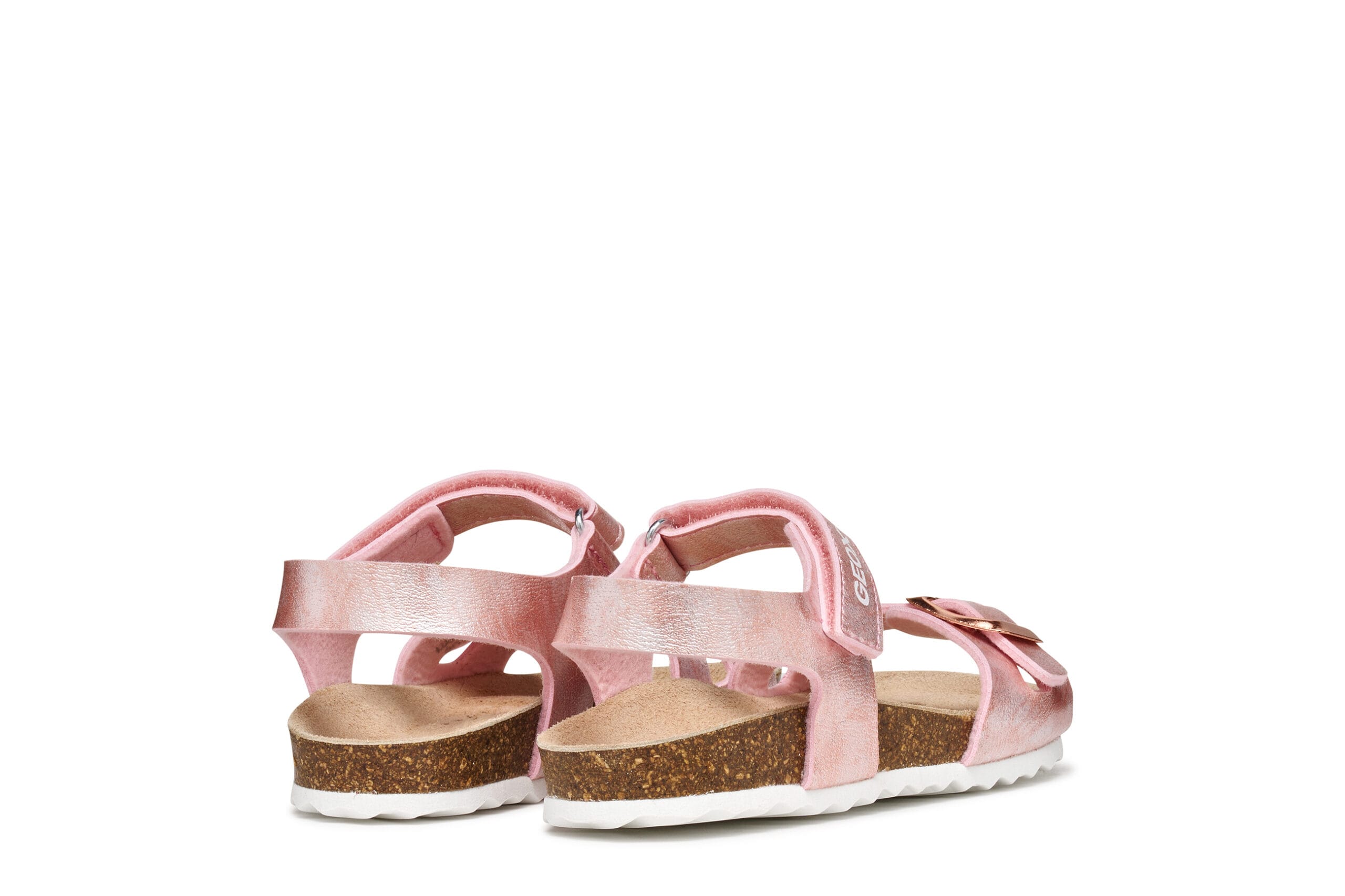 Geox Ανατομικό Παιδικό Πέδιλο Σκαφάκι Για Κορίτσι Ρόζ/Χρυσό - Image 3