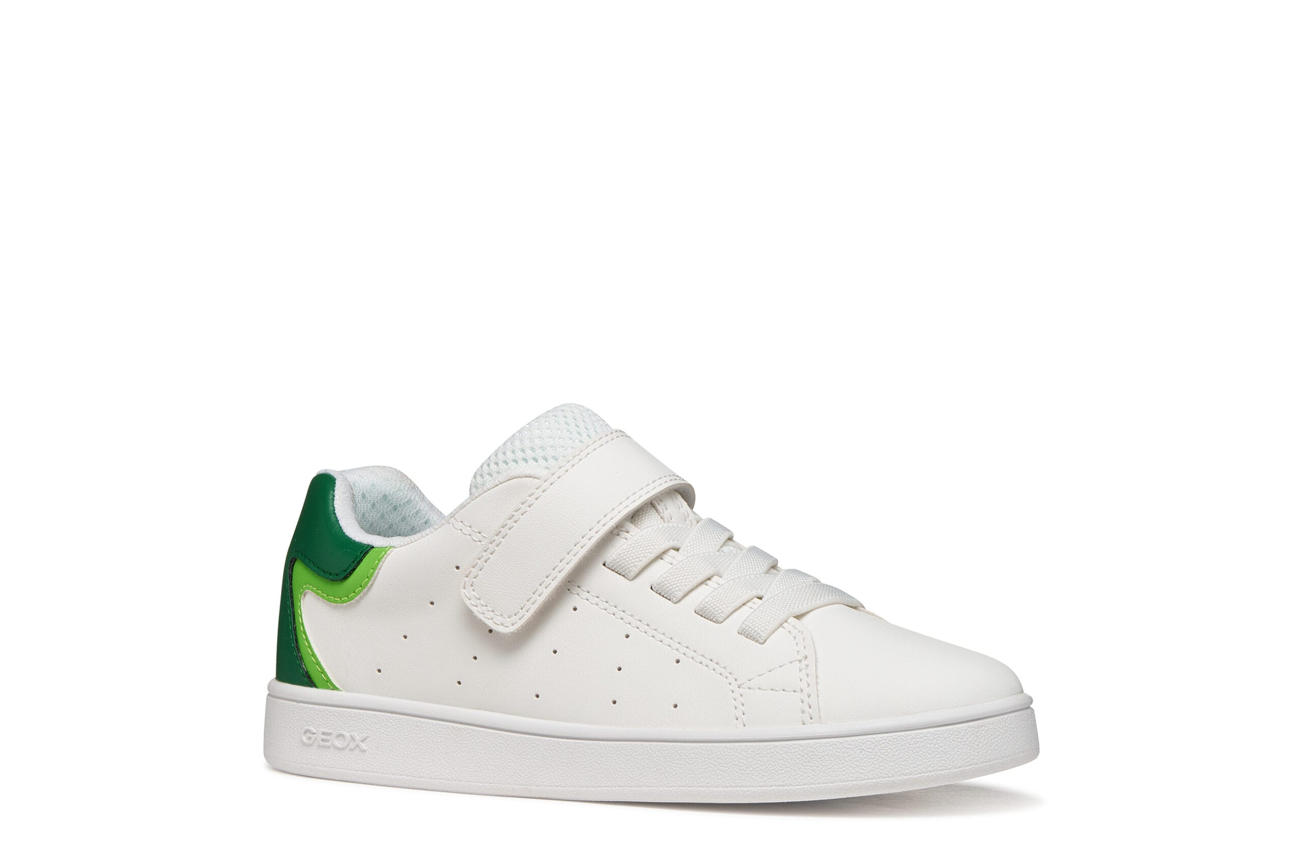 Geox Ανατομικό Sneaker Για Αγόρι Λευκό/Πράσινο - Image 2