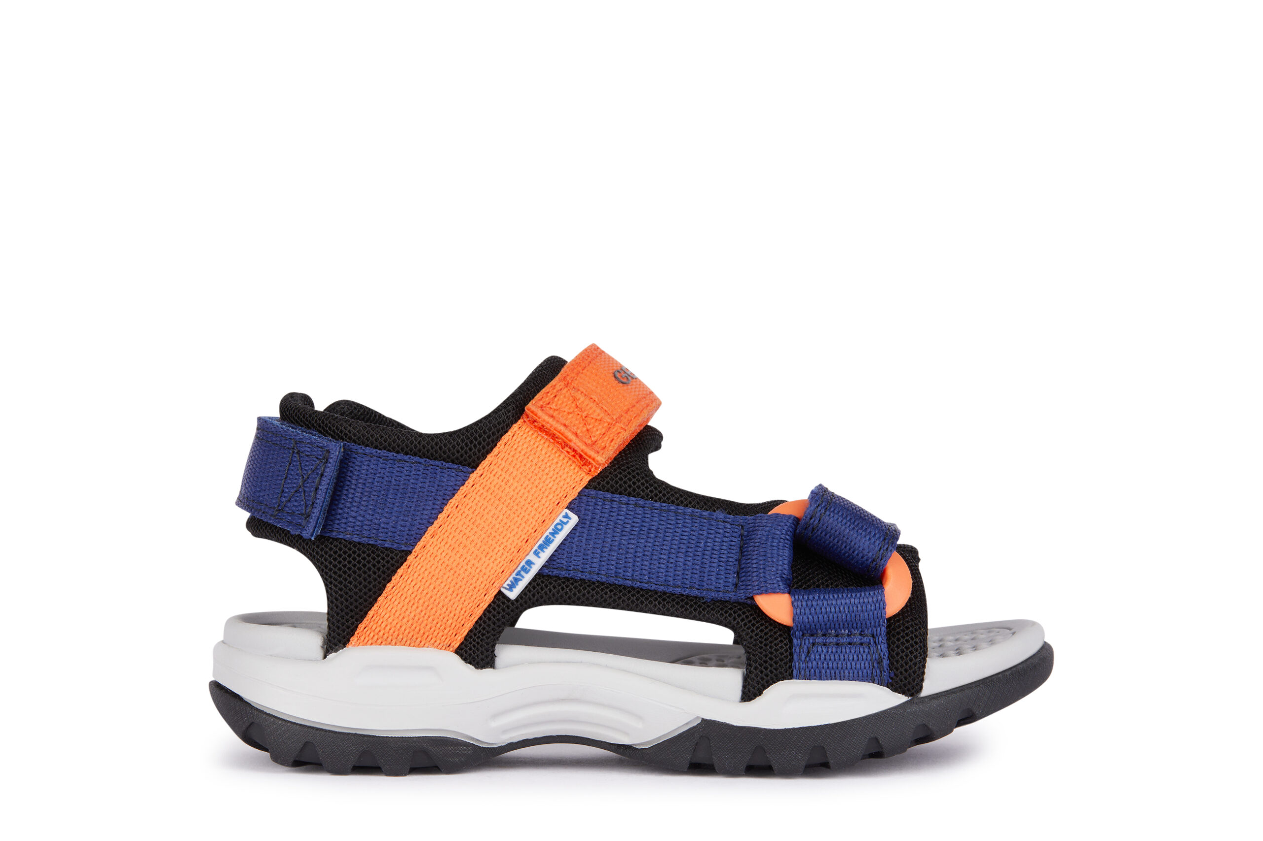 Geox Ανατομικό Αδιάβροχο Αθλητικό Πέδιλο Για Αγόρι Μπλέ/Πορτοκαλί