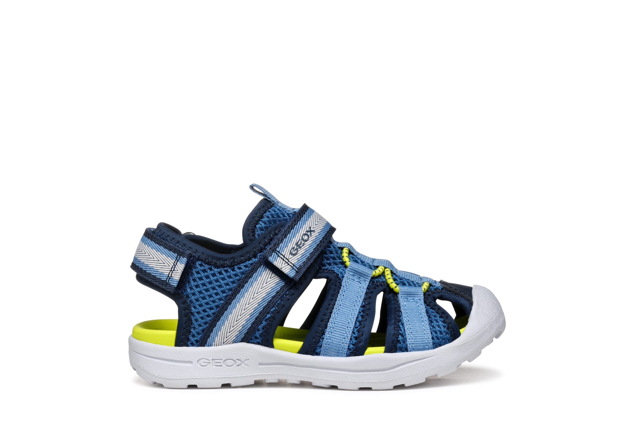 Geox Ανατομικό Παιδικό Παπουτσοπέδιλο Για Αγόρι Μπλέ/Γαλάζιο