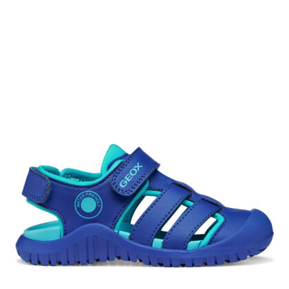 Geox Ανατομικά Παιδικά Παπουτσοπέδιλα Αδιάβροχα Για Αγόρια Μπλέ/Γαλάζιο