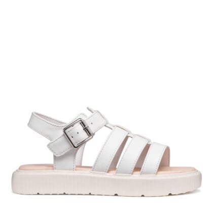 Geox Ανατομικά Παιδικά Πέδιλα Για Κορίτσια Λευκά