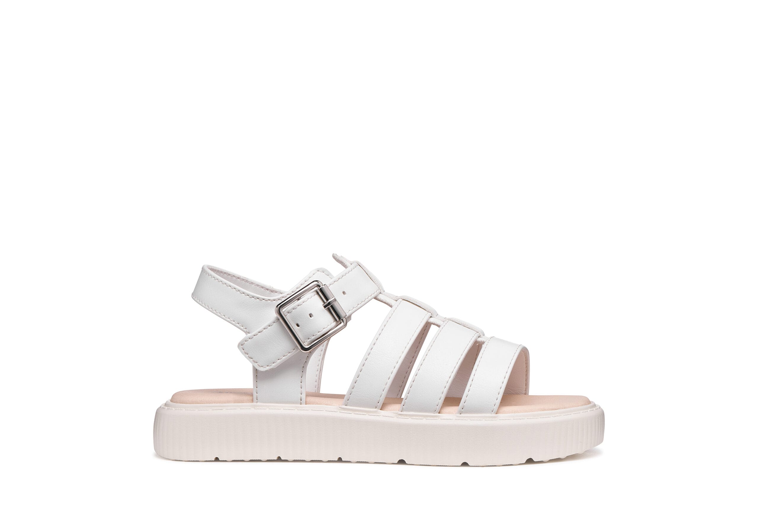 Geox Ανατομικά Παιδικά Πέδιλα Για Κορίτσια Λευκά