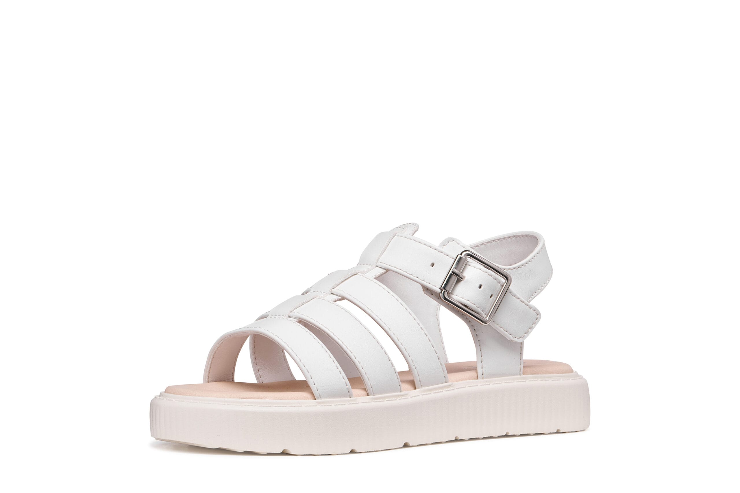 Geox Ανατομικά Παιδικά Πέδιλα Για Κορίτσια Λευκά - Image 2