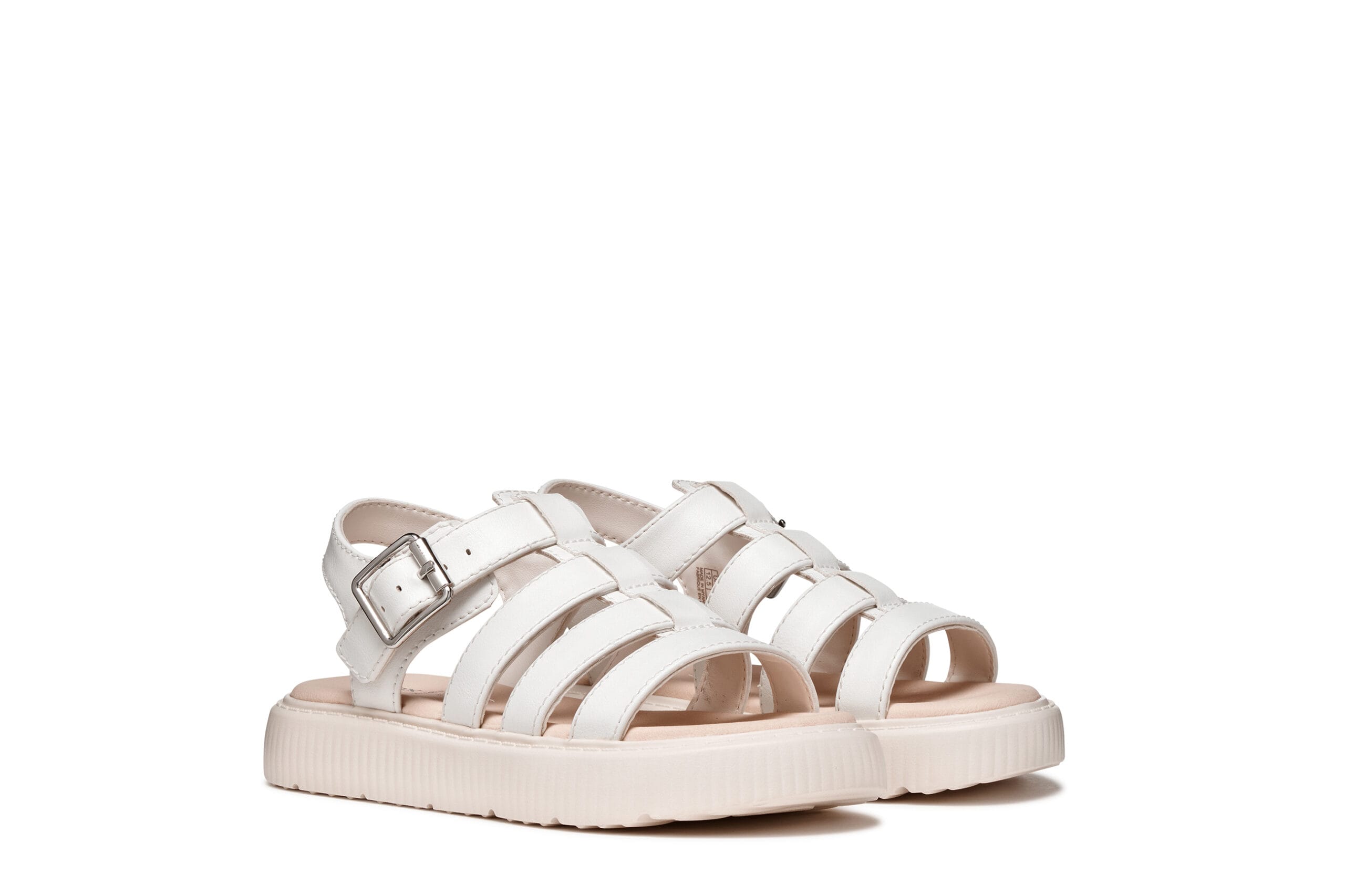 Geox Ανατομικά Παιδικά Πέδιλα Για Κορίτσια Λευκά - Image 3