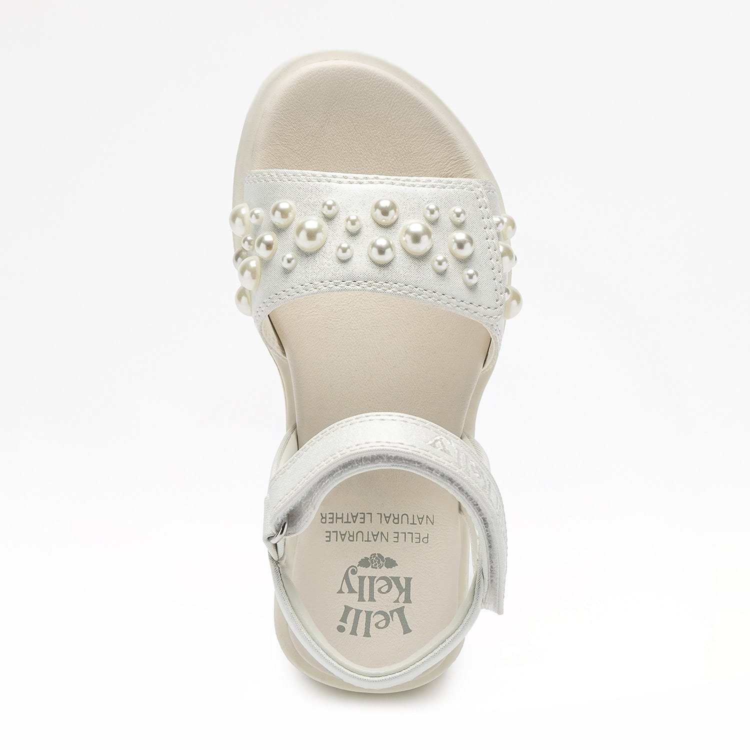 Lelli Kelly Ανατομικά Παιδικά Πέδιλα Για Κορίτσια Λευκό Ιριδίζον - Image 3