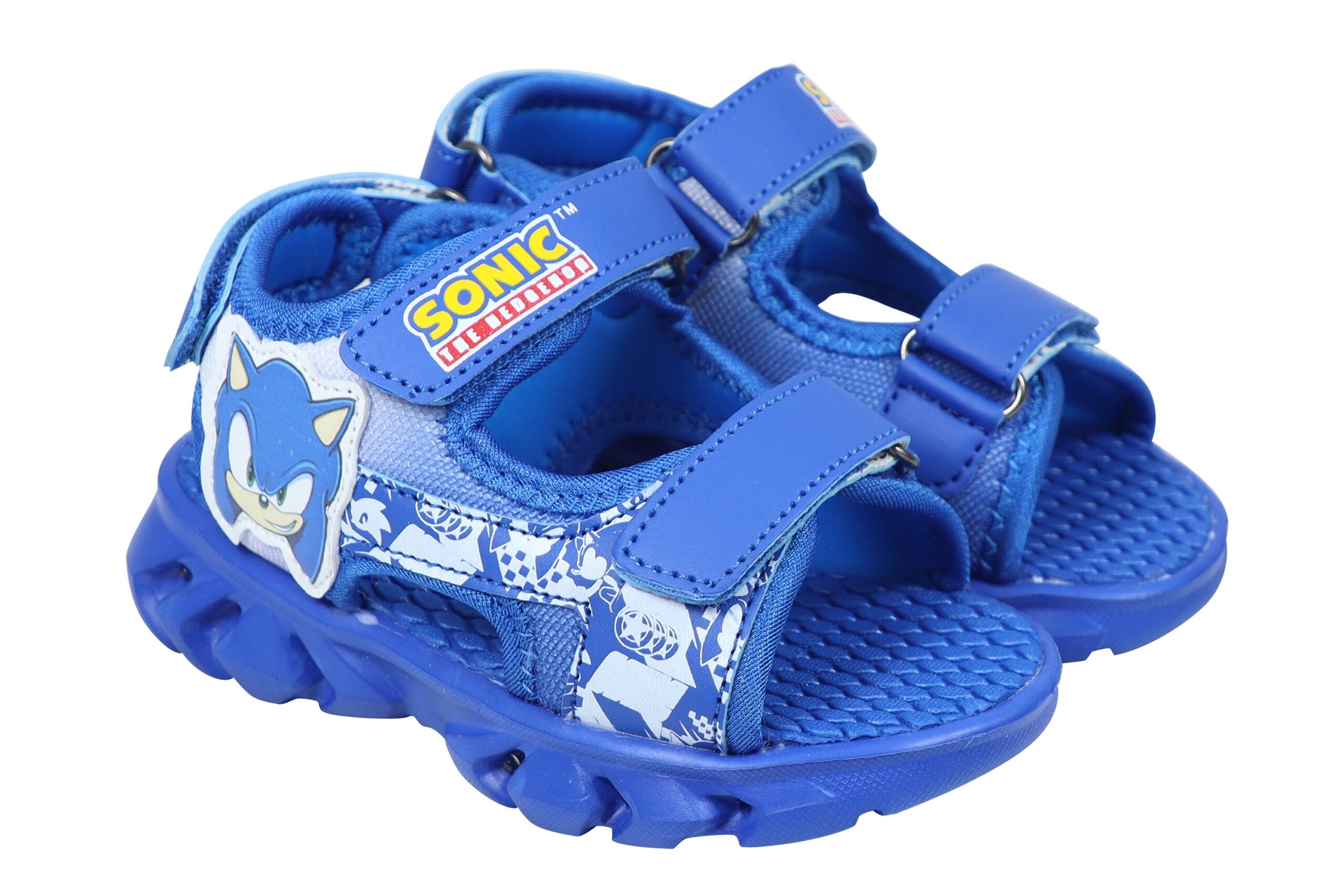 Disney Ανατομικά Παιδικά Πέδιλα Για Αγόρι Sonic Μπλέ Με Φωτάκια - Image 2