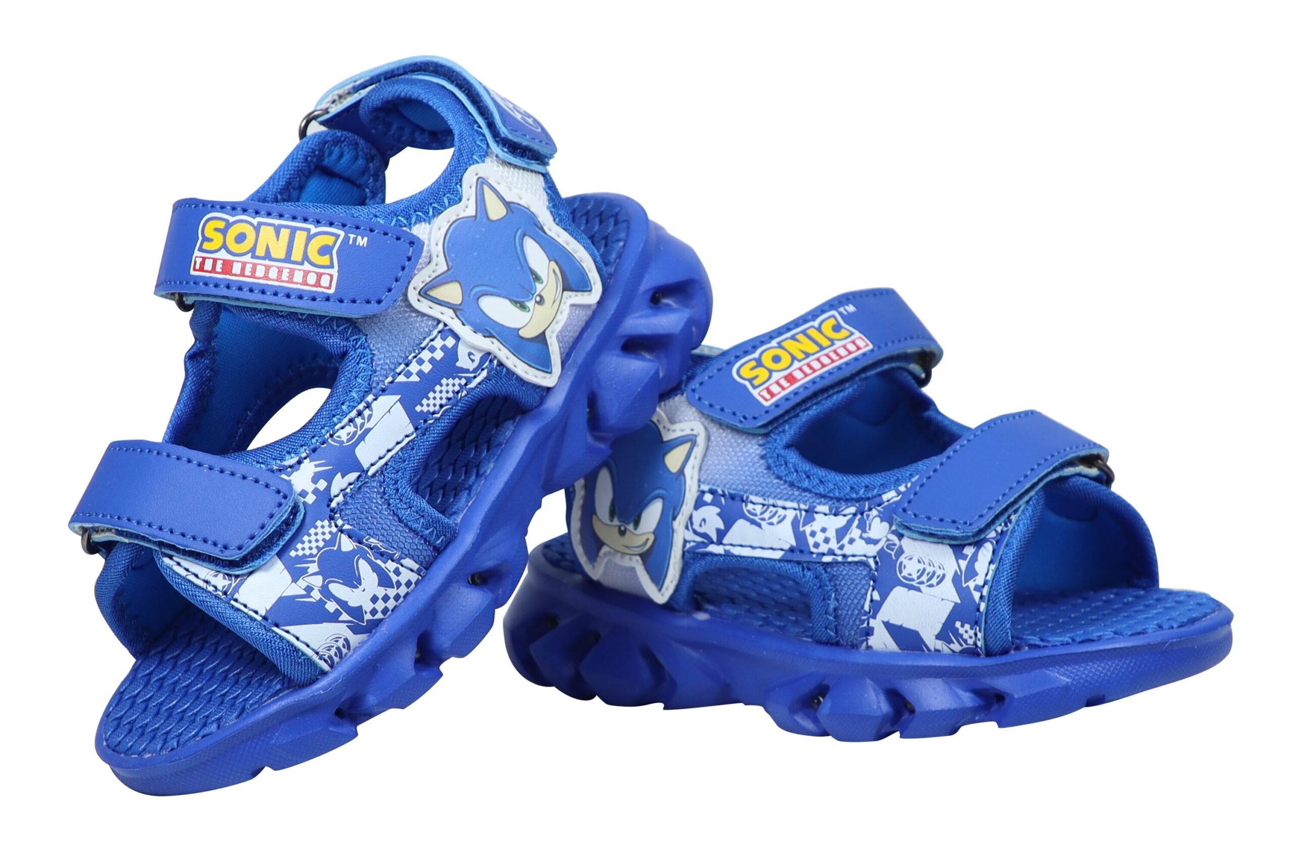 Disney Ανατομικά Παιδικά Πέδιλα Για Αγόρι Sonic Μπλέ Με Φωτάκια - Image 3