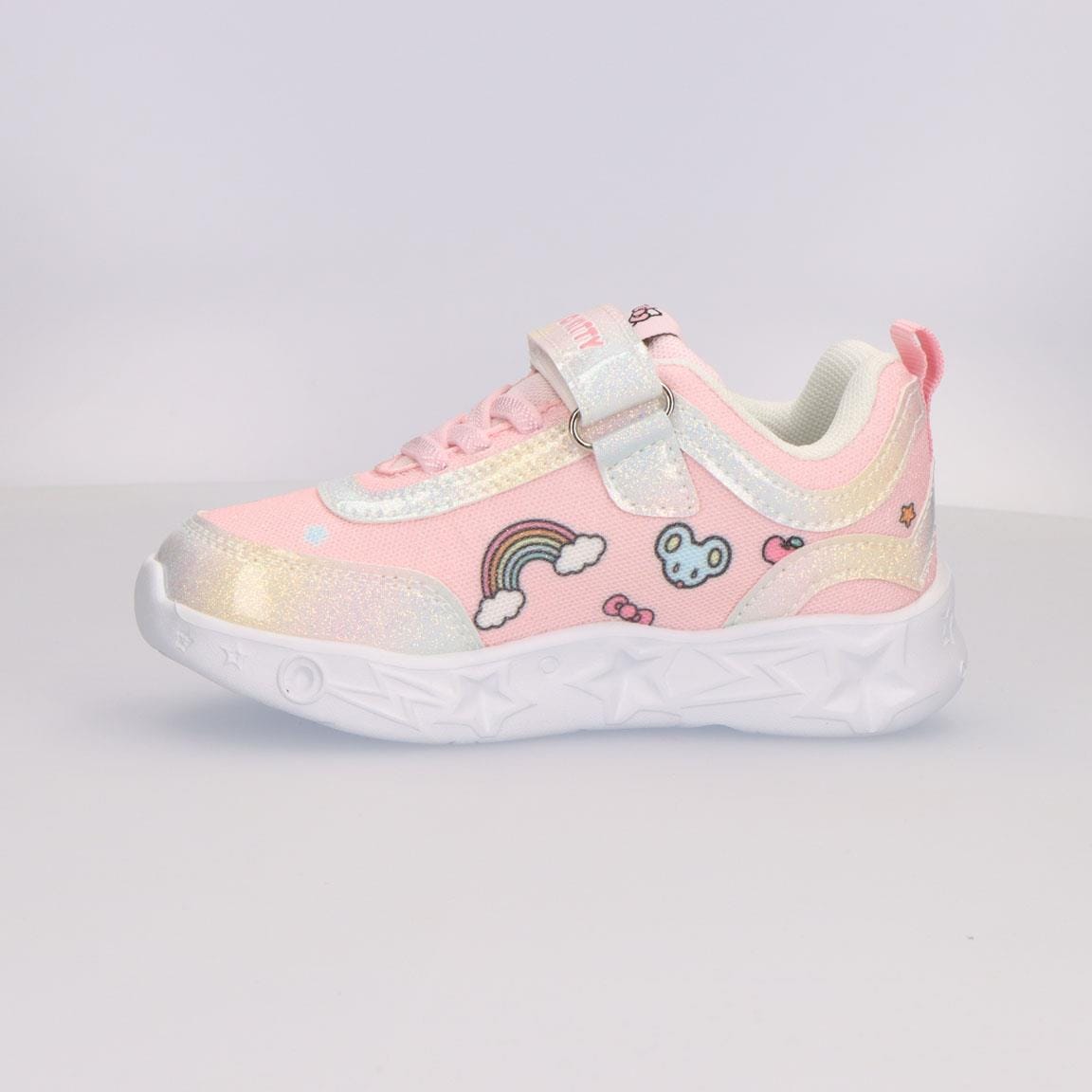 Παιδικά Sneakers Hello Kitty Cerda Ρόζ Για Κορίτσι Με Φωτάκια Και Glitter - Image 3
