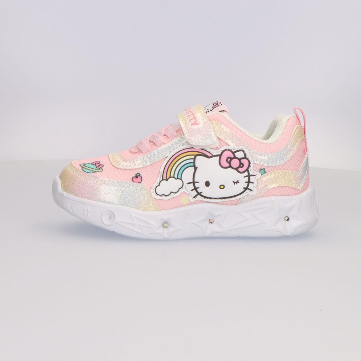 Παιδικά Sneakers Hello Kitty Cerda Ρόζ Για Κορίτσι Με Φωτάκια Και Glitter - Image 2