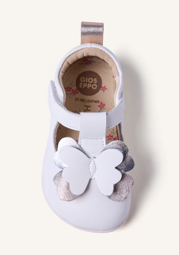 Gioseppo Παιδικές Ανατομικές Μπαλαρίνες Barefoot Για Κορίτσι Λευκές - Image 3