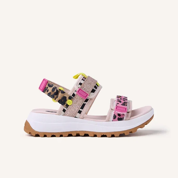 Gioseppo Παιδικά Ανατομικά Αθλητικά Πέδιλα Δίσολα Για Κορίτσι Leopard