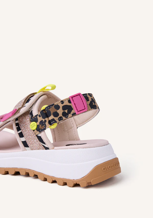 Gioseppo Παιδικά Ανατομικά Αθλητικά Πέδιλα Δίσολα Για Κορίτσι Leopard - Image 4